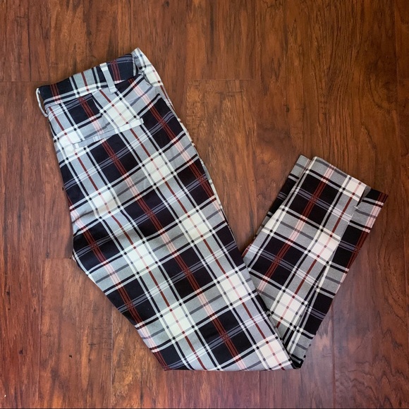 H&M Pants - SOLD | H&M | Plaid Capri Slack